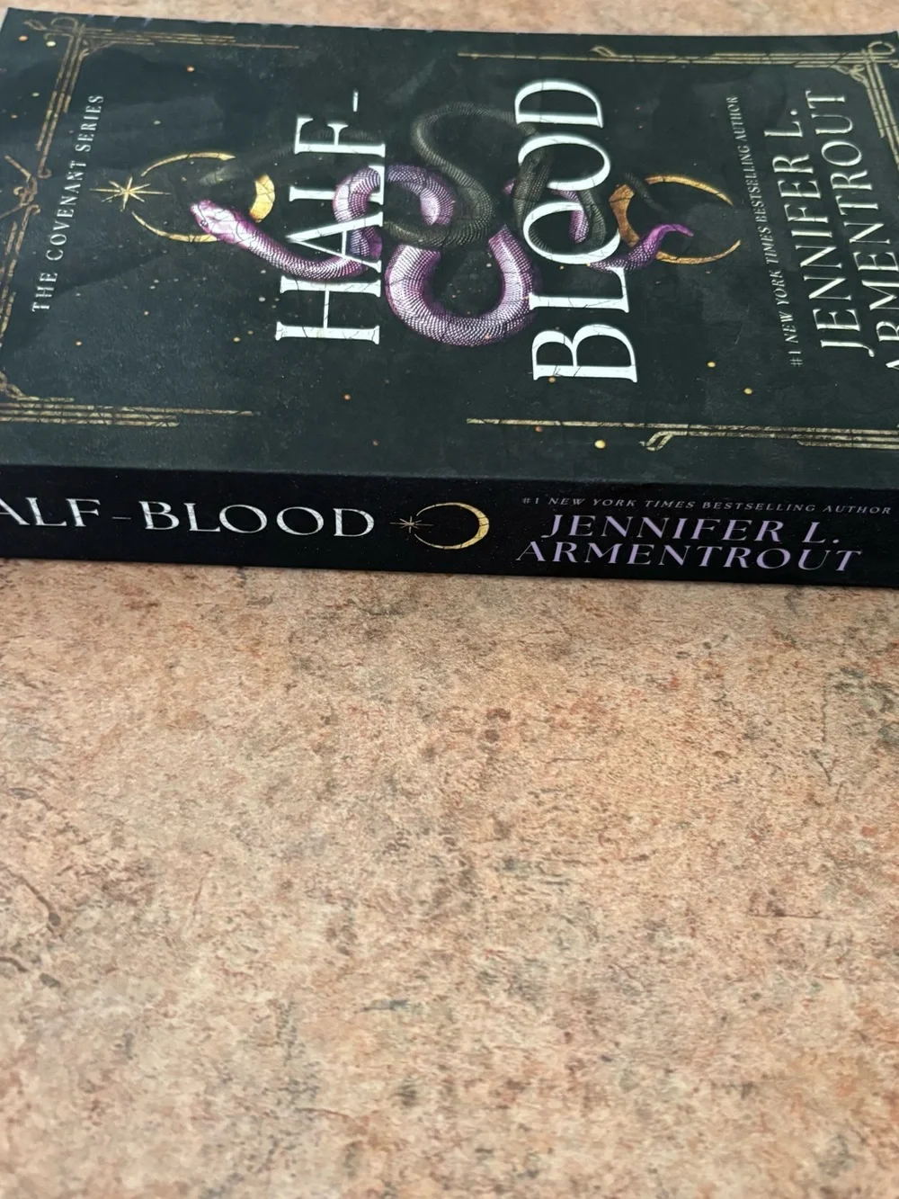 Half-Blood by Jennifer L. Armentrout - Black & Purple  Paperback